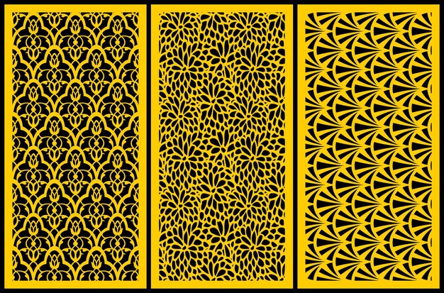 Chic Blossoms Archivos contemporáneos de corte con láser para interiores de moda