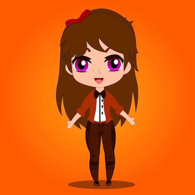 Chica de anime muy linda