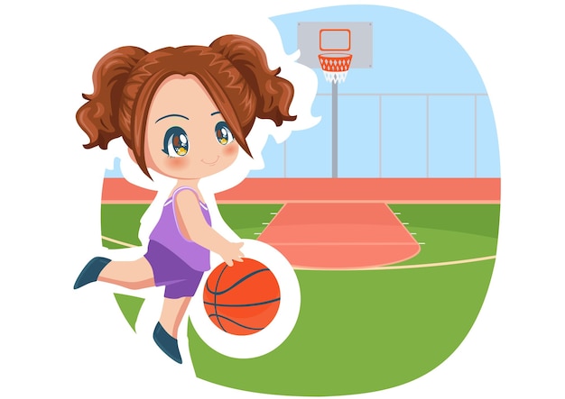 La chica chibi del baloncesto
