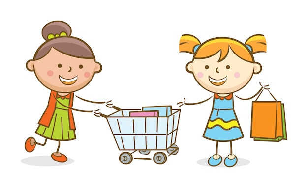 Chica de compras