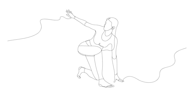chica yoga