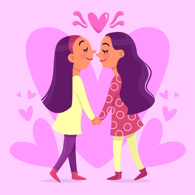 Chicas enamoradas