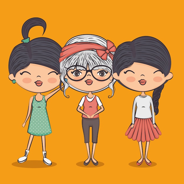 Chicas con estilo adolescente