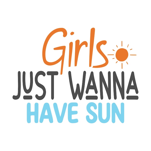Las chicas sólo quieren sol.