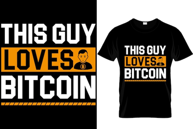 Este chico ama el mejor diseño de camiseta de Bitcoin de Bitcoin