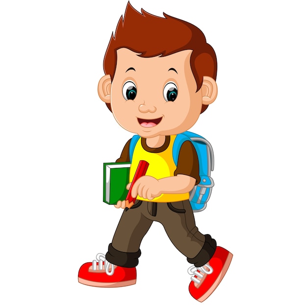 Chico lindo va a la escuela