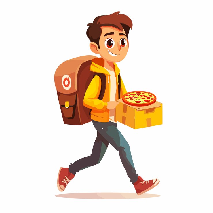 Vector chico, tienes pizza.