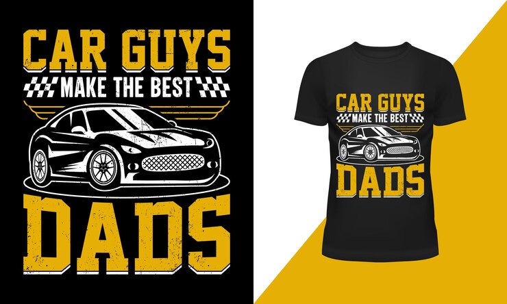 Los chicos de los coches vectoriales hacen las mejores camisetas de papás.