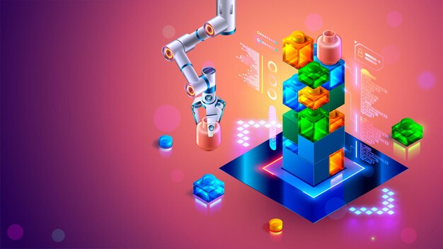 Children training of creating computer programs of games Tech education of kids Childrens learning of programming coding AI robototechnics computer technology Online science course banner