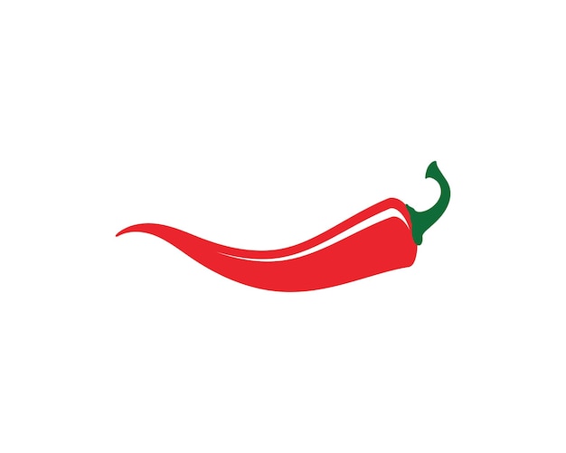 Chile natural al rojo vivo ilustración vectorial