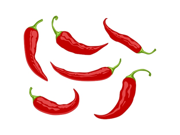 Chiles rojos picantes