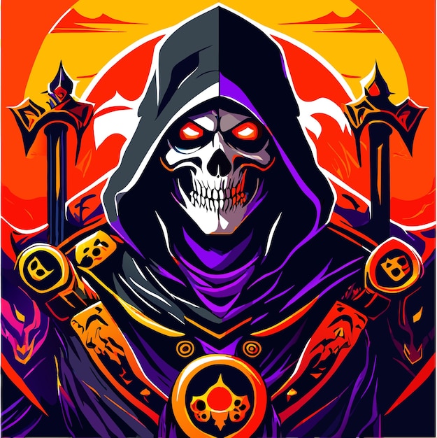 Vector chill of the abyss vector reaper art (el arte de la cosecha vectorial del abismo)