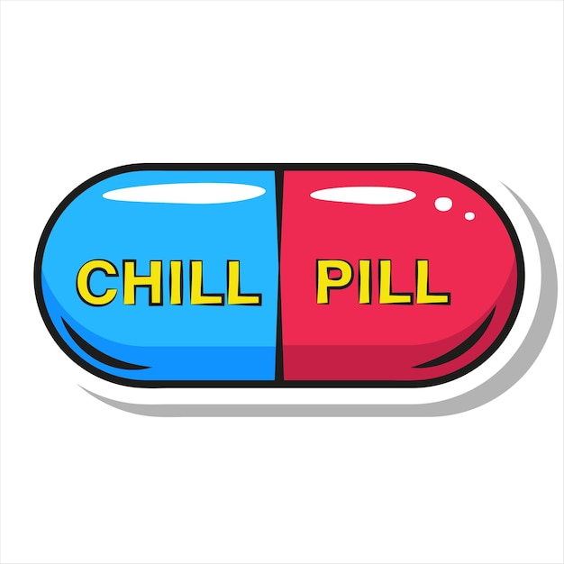 Chill Pill en estilo Pop Art