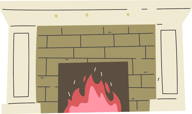 Chimeneas caseras encendidas