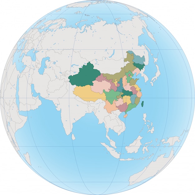 China es un país en el este de Asia en el mundo