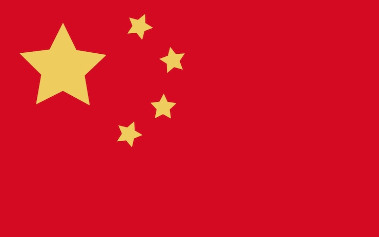 Vector china flag