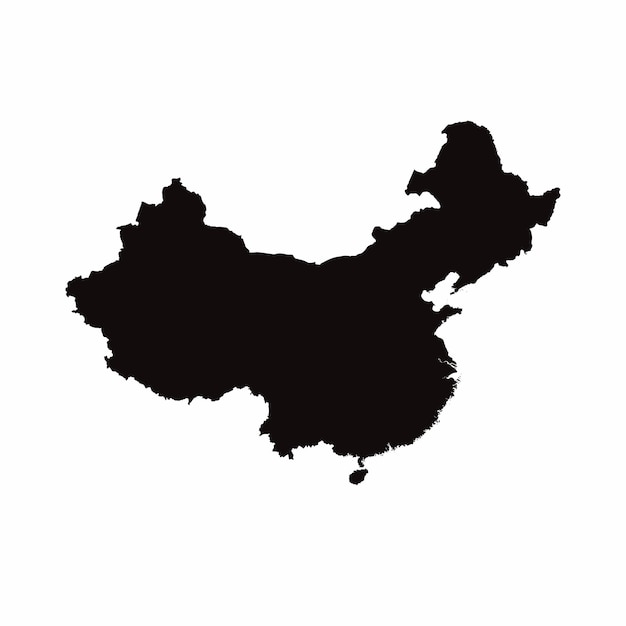 China vector mapa del país