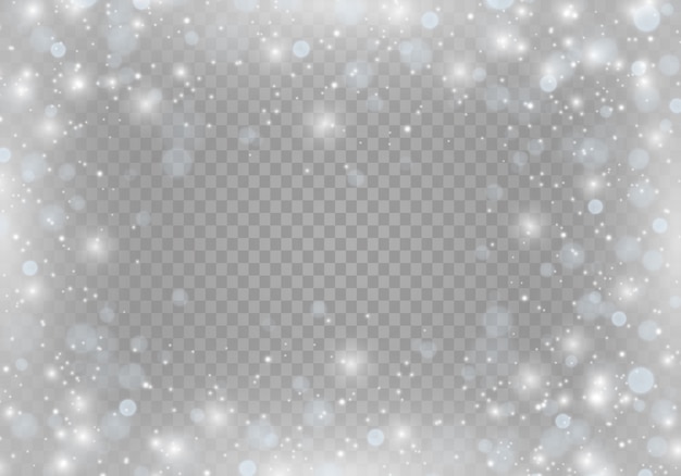 Las chispas blancas y las estrellas doradas brillan con un efecto de luz especial. Partículas de polvo mágico espumoso