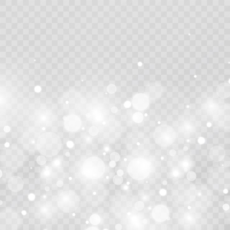 Vector chispas blancas y estrellas doradas brillan efecto de luz especial vector brilla en transparente