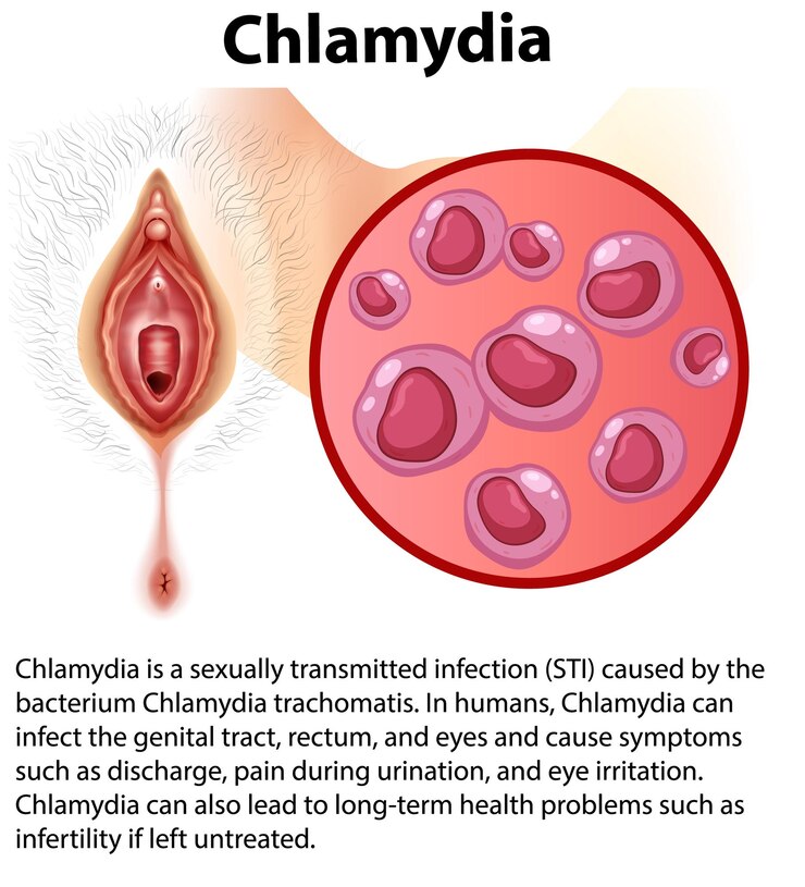 Vector chlamydia trachomatis con explicación