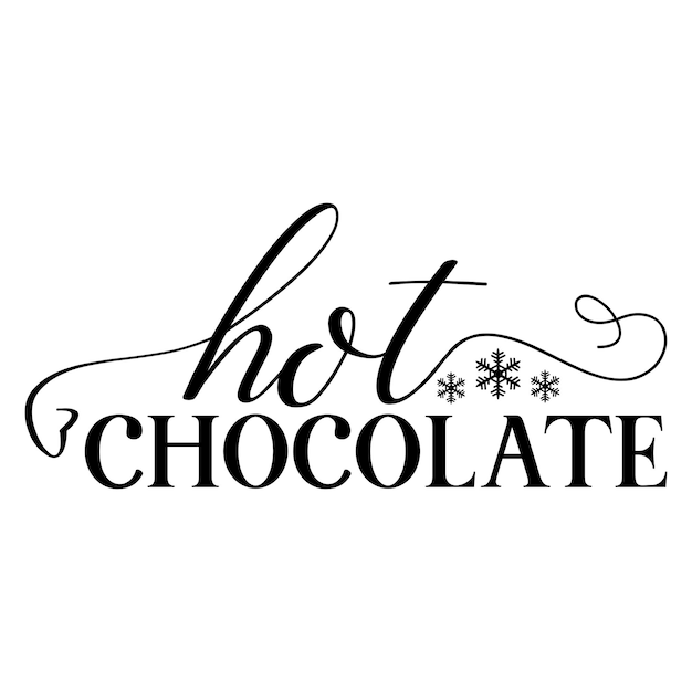 CHOCOLATE caliente SVG