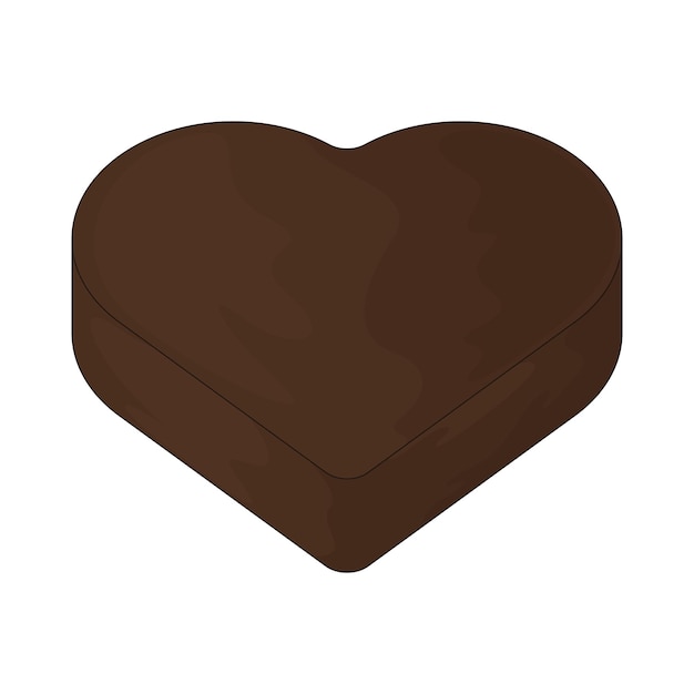 Chocolates en forma de corazón