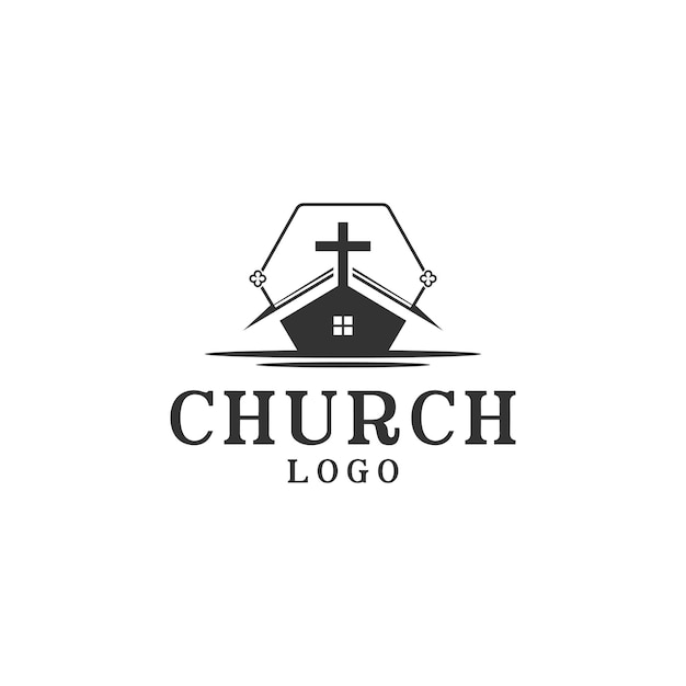 Christian Church Jesus Cross Gospel diseño de logotipo