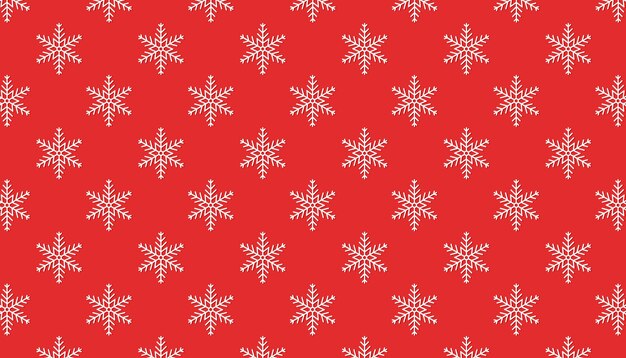 Christmas card with white snowflakes vector illustration Seamless christmas pattern