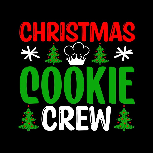 Christmas Cookie Crew SVG Diseño navidad svg santa claus navidad 2023