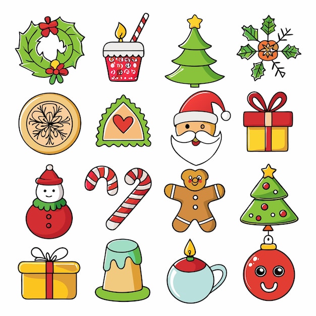 Christmas Icons Set