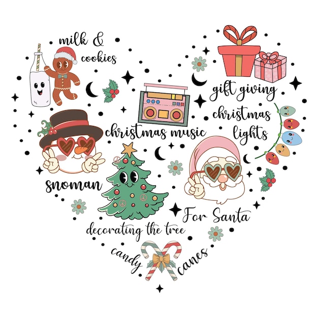 christmas merry christmas xmas christmas tree holiday santa santa claus winter pink vintage