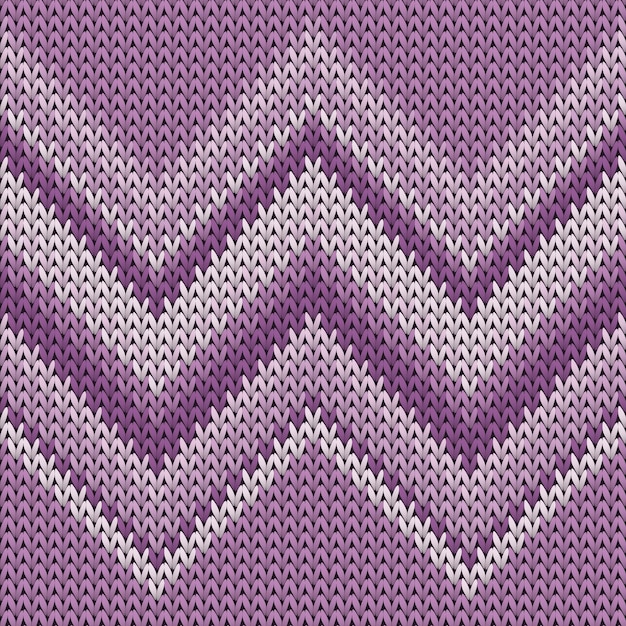 Chunky zig zal líneas tejidas textura geométrica