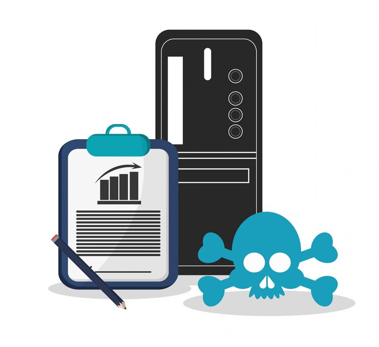 Vector ciberseguridad y diseño de documentos