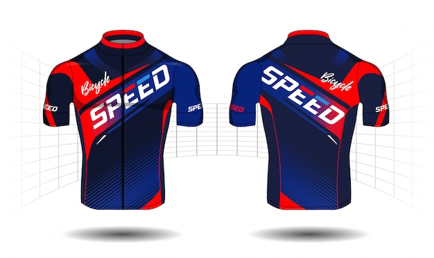 Ciclo jersey.sport vector de equipo de protección de desgaste