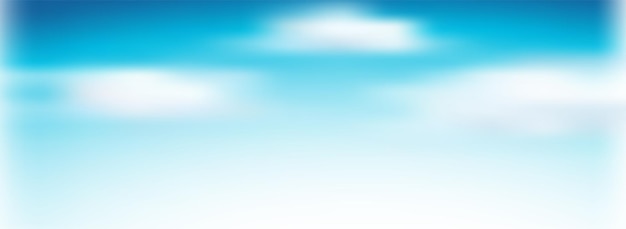 Cielo azul brillante con nubes