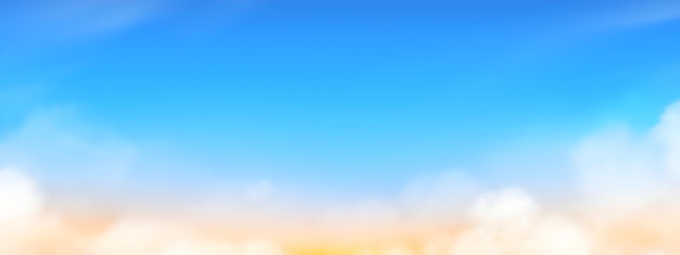 Cielo azul con nubes