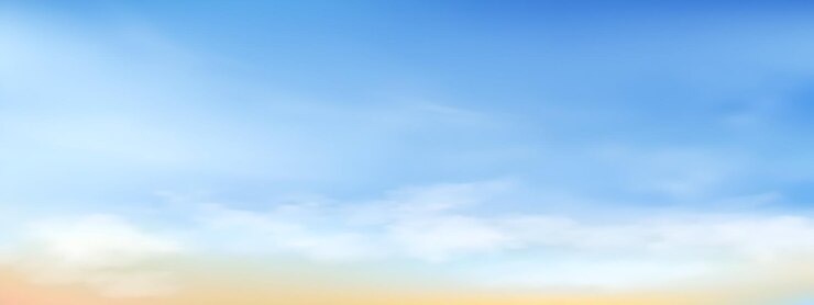 Vector cielo azul con nubes