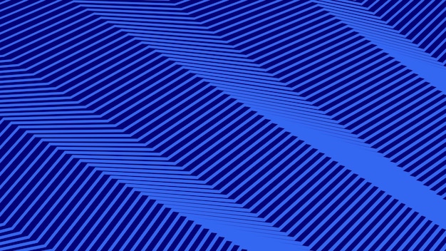 El cielo azul con rayas zigzag de línea de fondo abstracto para el fondo o el estilo de tela