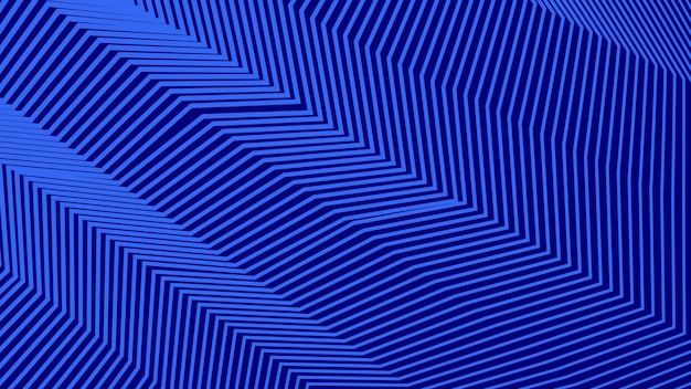El cielo azul con rayas zigzag de línea de fondo abstracto para el fondo o el estilo de tela
