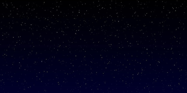 Cielo estrellado, fondo de vector oscuro