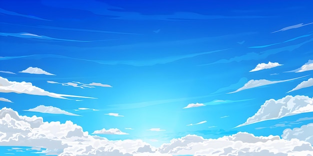 Un cielo hermoso con nubes