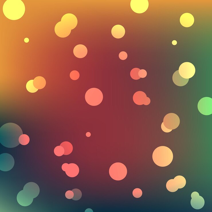 Vector cielo de verano fondo borroso con luz bokeh