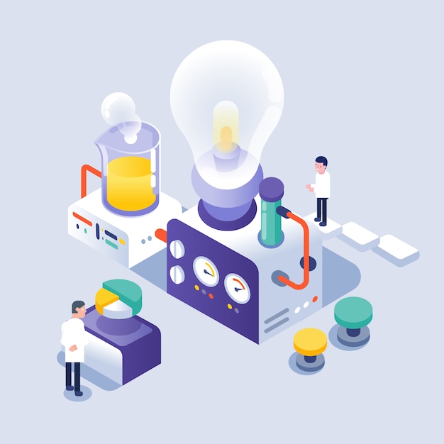 Científico que trabaja en un laboratorio