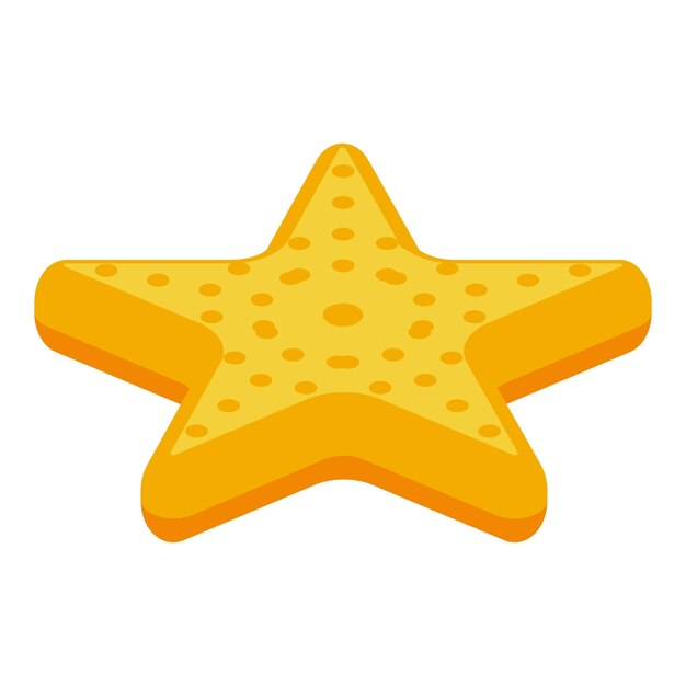 Cinco estrellas de mar puntiagudas aisladas sobre un fondo blanco que muestran su forma distintiva