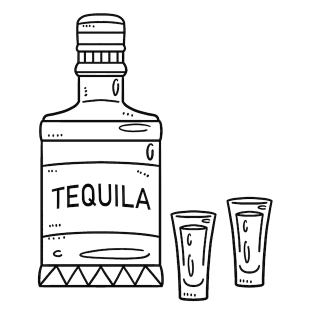 cinco de mayo, bebidas mexicanas, aislado, colorido