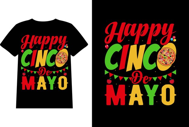 Cinco de mayo diseño de camiseta cinco de maxico diseño de camisa Cinco de Mayo estilo plano Cinco de may