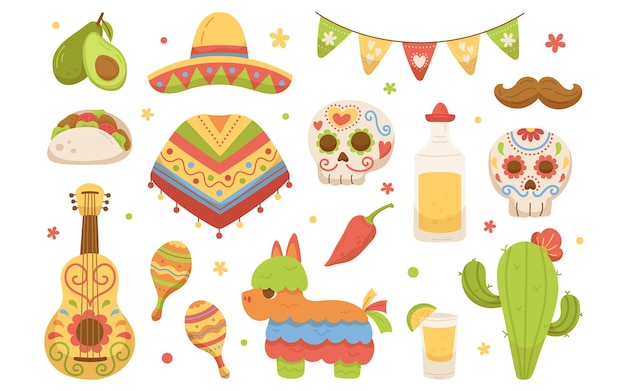 Cinco De Mayo Mexicano Ilustraciones