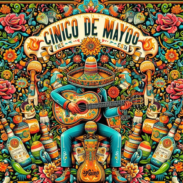 Vector cinco de mayo