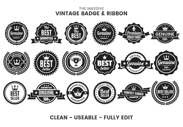 CINTA DE INSIGNIA VINTAGE