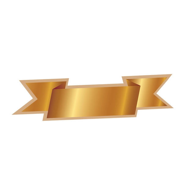cinta de oro o insignia